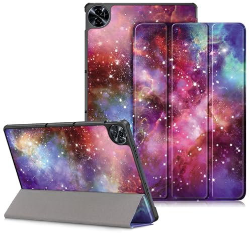 DINGGUAGUA Hülle für Realme Pad 2 11.5 Zoll 2023 Tablet, Ultra Dünn Schutzhülle mit Ständer Funktion,Galaxy