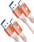 CONMDEX 2Pack USB C Fast Charging Cable 10Gbps Data USB A Android Auto Cable QC3.0 3.1A Fast Charger Data Transfer Cable USB3.1 Gen2 for Samsung Note20 Galaxy S24/S23/S22/S21 Z Flip5 Pixel 9 1M-Orange
