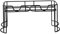 Hintyne Support De Distributeur De Boissons Support De Distributeur d'eau pour 2 Distributeurs Support De Distributeur De Boissons Robuste en Métal 13x6,7x6,9 Pouces