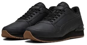 PUMA Unisex ST Runner V4 L Sneaker, Black-Strong Gray-Gum, 40 EU