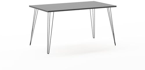 Schildmeyer Fynn Schreibtisch Esszimmertisch 1200, 701916, Platingrau, 120 x 80 x 74 cm