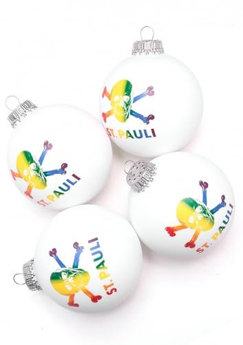 St. Pauli - Regenbogen, Christbaumkugeln 4er Set