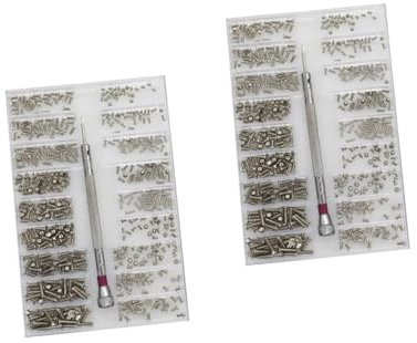 minkissy 2 Sets Glasses Screws Set Assorted for Eyeglasses Sunglasses Watch Electronic Repair