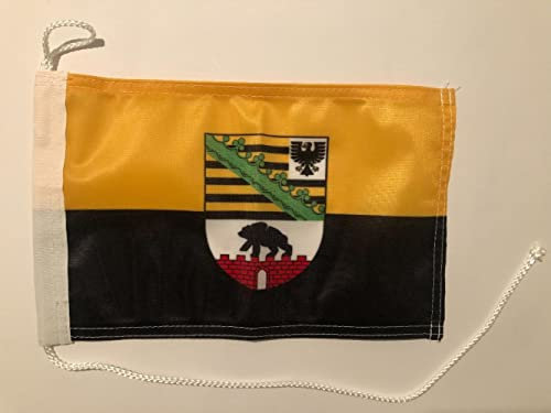 Sachsen-Anhalt 35x50 cm Bootsflagge Premiumqualität Profiqualität Flagge Fahne