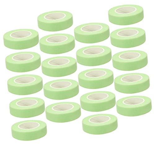 TOVINANNA 20rollos Cinta Para Extensiones De Pestañas Transpirable Metros Cinta De Maquillaje Para Ojos Para Salones De Belleza y Uso Personal