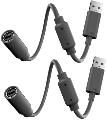 USB Breakaway Cable for Logitech G920 G923 G27 G29 Driving Force, for Thrustmaster Ferrari 458 Spider Racing Wheel Cord, Guitar Hero & Xbox USB Plug(2 Pack)