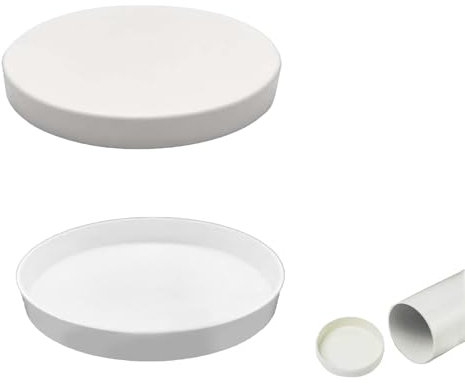 1 Stück Lüftungsrohr Abdeckung,Rohrabdeckung,PVC Rohr Deckel,Abflussrohr Kappe,Rohrabdeckung 110MM Weiß,Rohrstopfen DN 110,Geeignet für 110MM Rohrdeckel(Weiß)