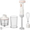 Mixeur Plongeant Sans Fil, Batterie Li-Ion 11,1V/2000mAh, Lames en Titane, Kit Multifonction avec Batteur, Hachoir 500ml, Gobelet 700ml