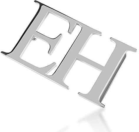 VAKTWPDLY Individuell gestaltete Namensbuchstaben-Gürtelschnalle Personalisierte Gürtelschnalle mit Namen/Initialen Gürtelschnallen für Männer