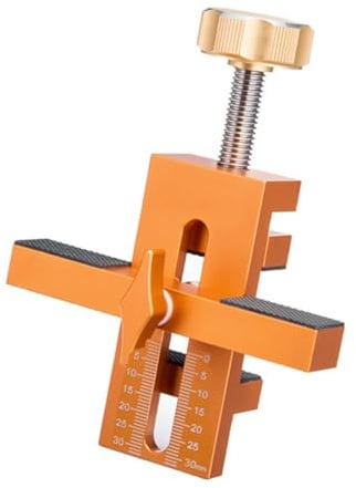 Jiawu Ensemble de Position en Alliage en Alliage en Aluminium Réglable à la Porte de L'armoire pour une Assiette en Bois de 7 à 40 Mm, Applications Polyvalentes