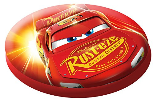 Kissen rund 40cm, Cars, Weiches Kuschelkissen mit tollem Motiv, ca. 40 x 40cm groß, Kids Licensing KL88444
