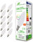 greenandco 10x CRI90+ Glühfaden LED Lampe | matt | ersetzt 20 Watt E14 Kerze | 2W 200 Lumen | 2700K warmweiß | Filament Fadenlampe | 360° 230V AC | nicht dimmbar | flimmerfrei | 2 Jahre Garantie