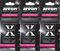 Areon X Auto Lufterfrischer Bubble Gum Duft Autoduft Kaugummi Schwarz Hängend Aufhängen Anhänger Spiegel Parfüm Erfrischer Duftspender Pappe 2D Wohnung Büro Set ( Bubblegum Pack x 3 )