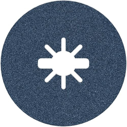 Bosch Professional Best - Discos de lija de fibra (para metales, X-LOCK, R574, diámetro115 mm, grano 120, diámetro del orificio: 22,23 mm)