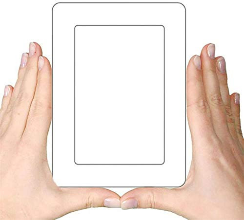 Bunte Magnetische Bilderrahmen 11,8 * 16 cm Fotomagnete Fotorahmen Refrigerato PVC Wohnkultur Moderne Magnetische Fotokühlschrank Neu, Weiß, China