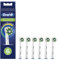 Oral-B Cross Action Aufsteckbürste für elektrische Zahnbürste mit CleanMaximiser-Technologie, abgewinkelte Borsten für tiefere Plaque-Entfernung, 6 Stück, weiß
