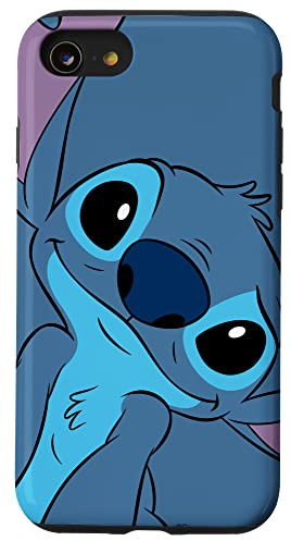 iPhone SE (2020) / 7 / 8 Disney Lilo and Stitch Cute Stitch Face Slate Gray Case
