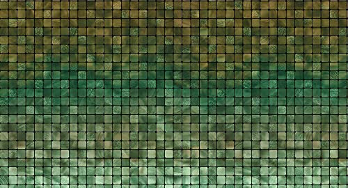 Architects Paper Fototapete Grafik Grün | modern Creme MosaicTile | Atelier 47 5.00 m x 2.70 m Grün Creme