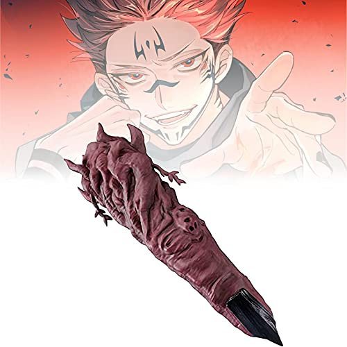 NAUXIU Jujutsu Kaisen,Ryomen Sukuna Fingers, Special Cursed Objects, Cosplay Special Advanced Anime Model,Ryomen Sukuna Yuji Itadori Artificial Figure Finger Props for Halloween Show 1pcs