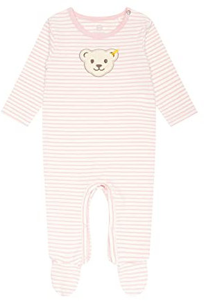 Steiff Unisex Baby Basic Kleinkind-Schlafanzüge, Silver PINK, 62