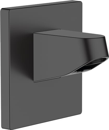 hansgrohe 24139670 Uscita a Muro, Nero Opaco, shower head 105mm