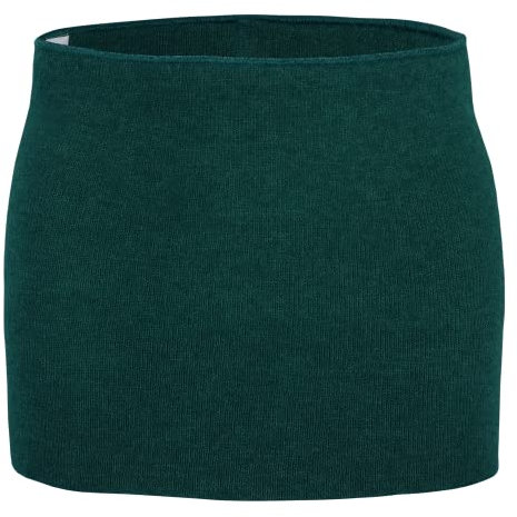 wobera Leib- und Nierenwärmer aus Wolle/Seide, intensive Ausführung, für Damen und Herren (Gr. XXL, Farbe: petrol)