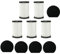 Genérico FMingNian Filtro Hepa para MooSoo D600 D601 Cecotec Conga Thunderbrush 520 550 560 Ariete Handy Force 2761 2759 RBT Piezas de aspiradora (Color : 5Pcs)