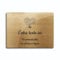 OCAP-FUNERAIRE.COM Placa Conmemorativa Grabada Funeraria, Letrero Personalizado, Diseño de Árbol Corazón Autoadhesivo, Modelo Rectangular (20x15 cm) 1-3 Líneas Oro Cepillado