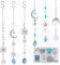 SUNNYCLUE 1 Box 6 Set DIY Crystal Ball Suncatcher Making Kit Hanging Rainbow Maker Prism Suncatchers for Window Tree of Life Outdoor Feng shui Sun Shine Catcher Garden Ornament Faceted Bead Home Decor