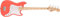 Squier Sonic Bronco Bass MN Tahitian Coral Electric Bass Guitar
