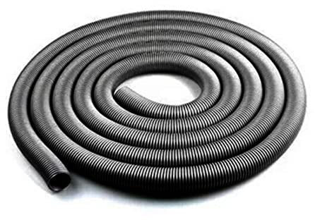 QOTSTEOS Manguera de aspiradora flexible de EVA de 2,5 m, manguera universal para aspiradora húmeda y seca, manguera extra larga para aspiradora industrial (negro)