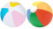 FVIZAL 2 Pcs Beach Balls, Rainbow Beach Ball Bulk for Family Swimming Pool Beach Party, Colorful Beach Ball Pool Float Balls Beach Toys for Outdoor Activity with Summer Water Toys (40MM)