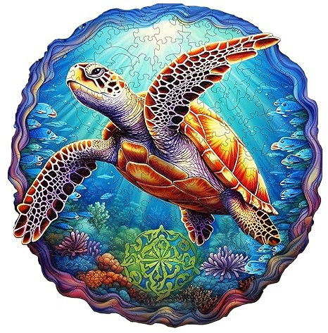 Puzzle en bois pour adulte, 300 pièces en forme d'animal, en forme d'animal, cadeau de Noël pour la famille, les amis, 34 x 35 cm