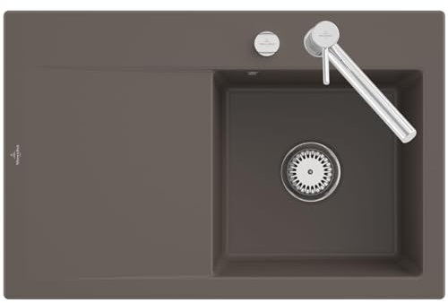 Villeroy & Boch Subway Style 45 Timber - 3347 02 TR Keramikspüle Excenterbetätigung