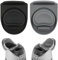 XYQMLY 2pcs Replacement Stopper Compatible with Owala FreeSip 24oz 32oz, Water Bottle Top Lid Gasket Parts for Owala 19/24/32/40oz, Silicone Gasket Seal Bottle Cap Mouth Stopper Plug, Grey/Black