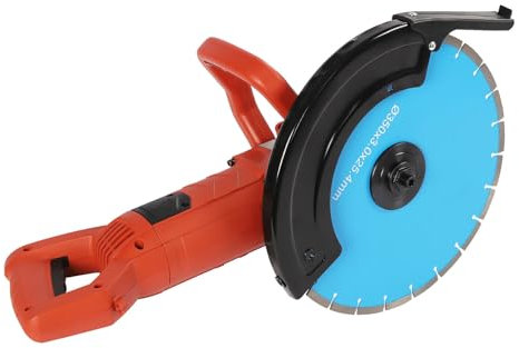 Begoniape Sierra eléctrica para hormigón, 3800 r/min, corte sin polvo, máquina de corte con hoja de diamante, bomba de succión seco/húmeda, máquina de corte de piedra 3000 W
