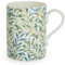 Spode Pure Morris Willow Bough Mug, 12-Ounce Ceramic Coffee Mug with Large Handle, Large Tea and Coffee Cup for Office and Home, Dishwasher and Microwave Safe, Green, 1791558