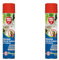 PROTECT EXPERT 2 Aérosols Anti Guêpes & Frelons - 2x600ml - Mousse Et Jet Longue Portée - Traitement A Distance - Pulvérisation Jusqu’à 3 Mètres - Action Choc & Foudroyante GUEPMOUS600X2