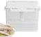 - Recipiente de fermentación – Caja hermética, caja de conservación | 4/5L – Recipiente de almacenamiento con asa, transparente – Almacenamiento de fermentación a presión, sin BPA – Caja para kéfir