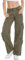 XKBHYD Cargo Jeans Damen Y2k Baggy Weites Bein Denim Hosen Niedrige Taille Mehrere Taschen Lose Streetwear Jeans Grau M