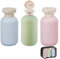 3 PCS 100 ML Squeeze Travel Containers Portable Travel Refillable Squeeze Bottles Leakproof Empty Travel Size Bottles for Shampoo Lotions Cream Body Wash Conditioner Travel Accessories (100ML)