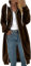 Outlet Damen Sale, Must Have, Damen Mantel Winter Jacket Modischer Damen-Strickjacke Mit Langen Ärmeln Und Taschen, Knopfleiste Und Kapuze Winter Mantel Damen Große Größen, Lieferung Ohne Bestellung