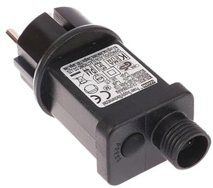 Transformador Luces Navidad, Enchufe Intermitente, 8 Modos, Fuente de Alimentación LED IP44 Transformador Luces Adaptador, Fuente de alimentación de 31V 6W, para Luces de Hada, Guirnaldas Luces