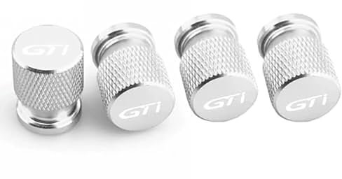 SEGSFGHD 4 Stück Reifenventilkappen, für Peugeot GTI 206 207 208 306 307 308 4007 5008 407 Auto Ventilkappen, Ventilkappen Auto, Reifenwechsel Valve Caps, Autoreifen Ventilkappen,B