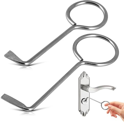2 Stück Dietrich,BuntbartschlüSsel Universal,Lockpick Profi UniversalschlüSsel,BartschlüSsel TüR Key,Feuerwehr Lockpicking Set,Multipick ZimmertüR,SchlüSseldienst Werkzeug TüRöFfnungswerkzeug Zimmer