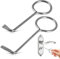 2 Stück Dietrich,BuntbartschlüSsel Universal,Lockpick Profi UniversalschlüSsel,BartschlüSsel TüR Key,Feuerwehr Lockpicking Set,Multipick ZimmertüR,SchlüSseldienst Werkzeug TüRöFfnungswerkzeug Zimmer