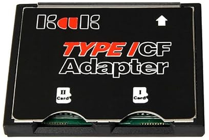 LeHang Doppio Slot Micro SD TF a CF Adattatore Compact Card Holder Tipo I Card Converter Nero
