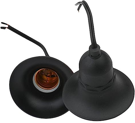 Tofficu 2stücke Lampenfassungen Wetterbeständig Für Außenlampen Ersatz Mit Kabel Für Lampenreparatur Kompakt Und Praktisch Für Engen Räumen Nutzung