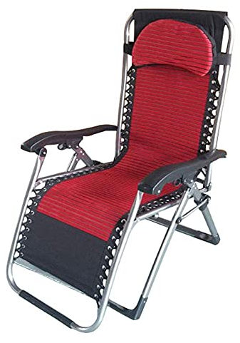 Gartenliege, zusammenklappbar, Liegestuhl, Aluminium, Chaiselongue für Terrasse, Outdoor, Pool, bequem für den Garten