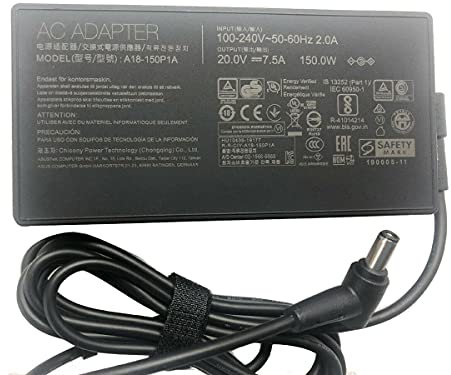 20V 7.5A 150W AC Adapter Charger A18-150P1A compatible for Asus TUF Gaming F15 FX506, TUF Gaming A15 TUF506II TUF506IU-ES74 TUF506II-BS74,ROG Strix G512LI-SS74,ROG Strix GL731GT